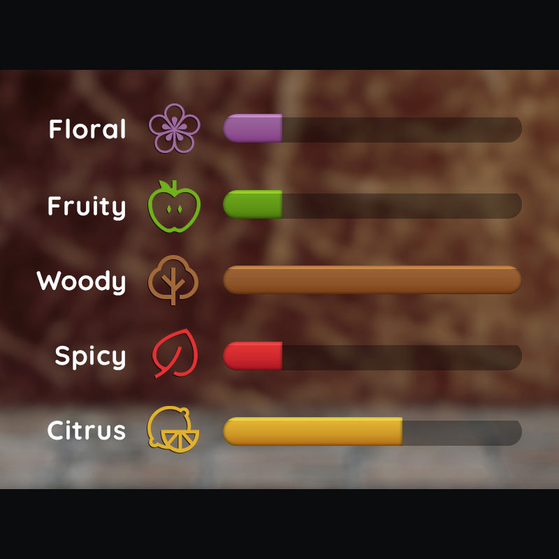 bar scale filtered by scent categories for leathered up men's product