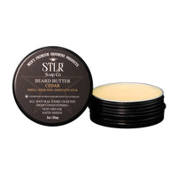 cedar scented beard butter with packaging
