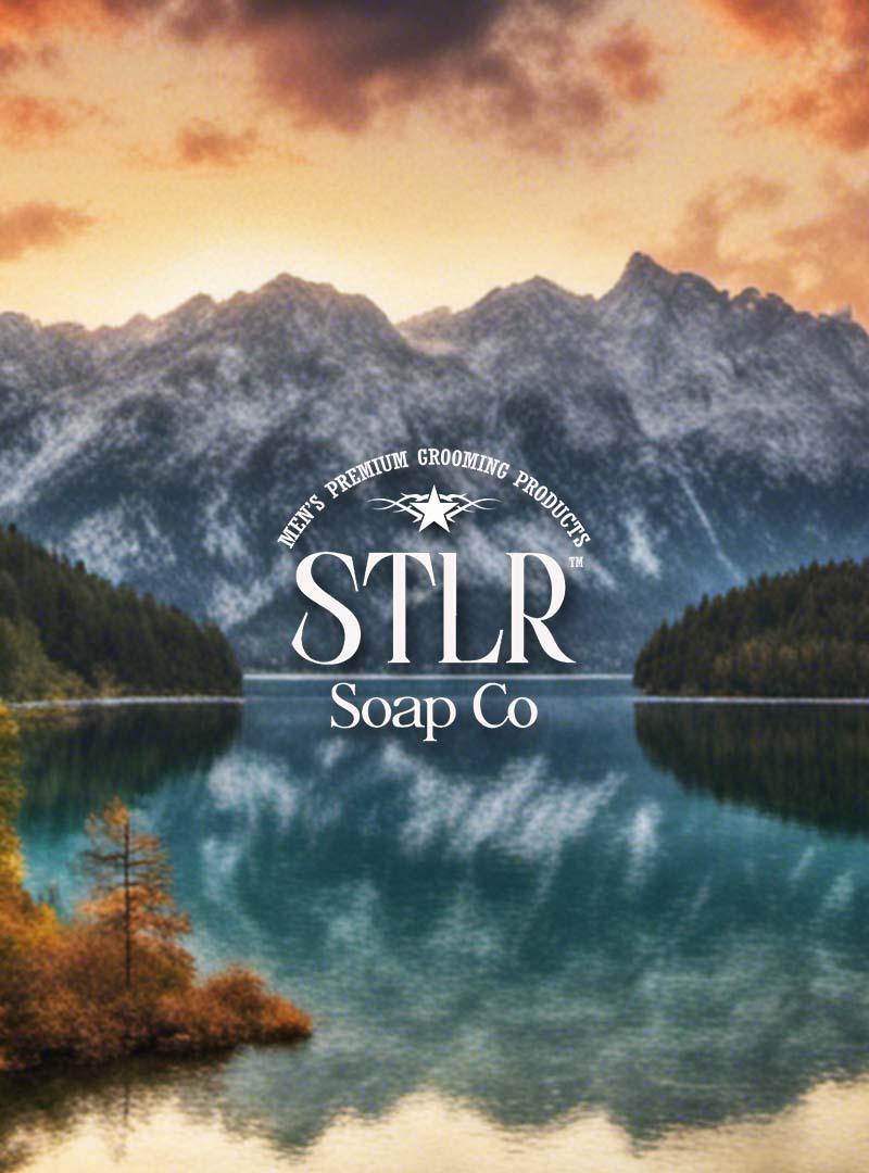 a vibrant nature themed featured image with STLR Soap Co. logo overlayed for mobile devices