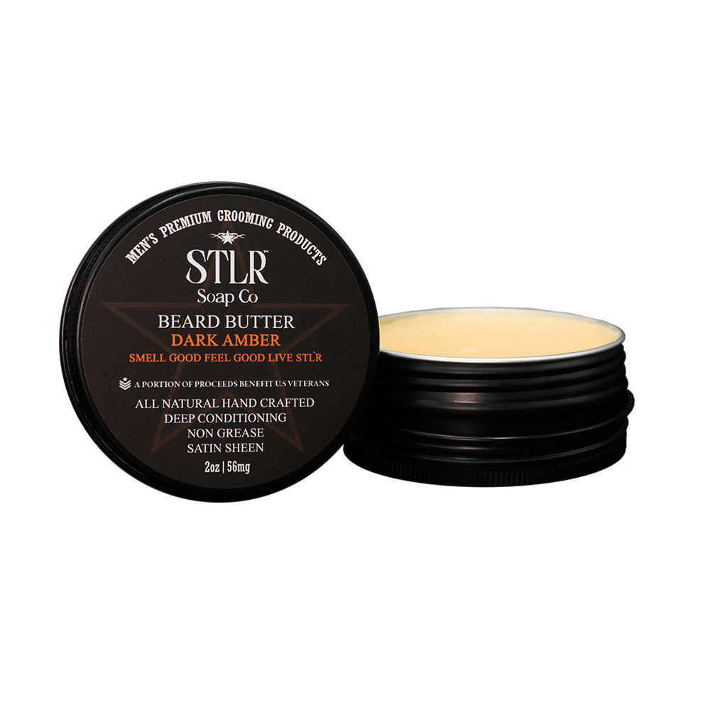 Dark Amber Beard Butter Pure Grooming Excellence STLR STLR